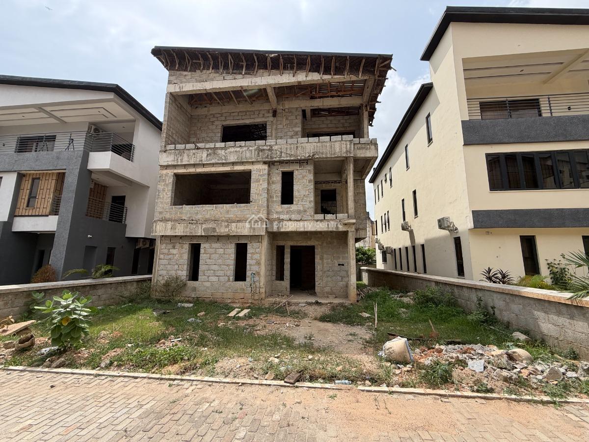 Spacious Carcass 6 Bedroom  Detached Duplex with Bq, Mabushi, Abuja, Detached Duplex for Sale