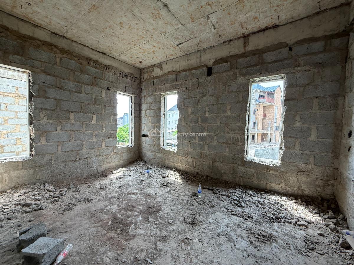 Spacious Carcass 6 Bedroom  Detached Duplex with Bq, Mabushi, Abuja, Detached Duplex for Sale