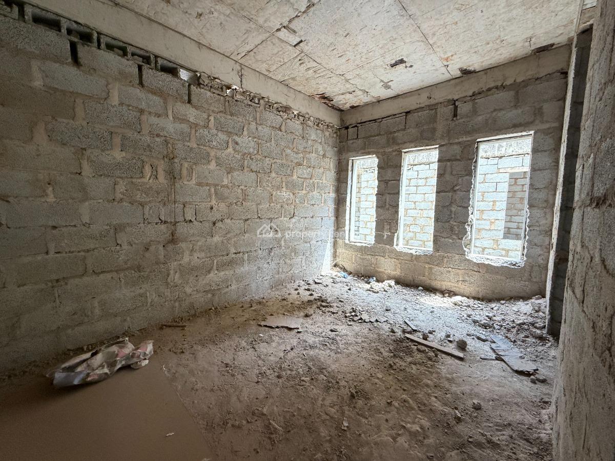Spacious Carcass 6 Bedroom  Detached Duplex with Bq, Mabushi, Abuja, Detached Duplex for Sale