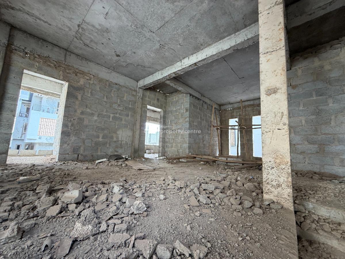 Spacious Carcass 6 Bedroom  Detached Duplex with Bq, Mabushi, Abuja, Detached Duplex for Sale