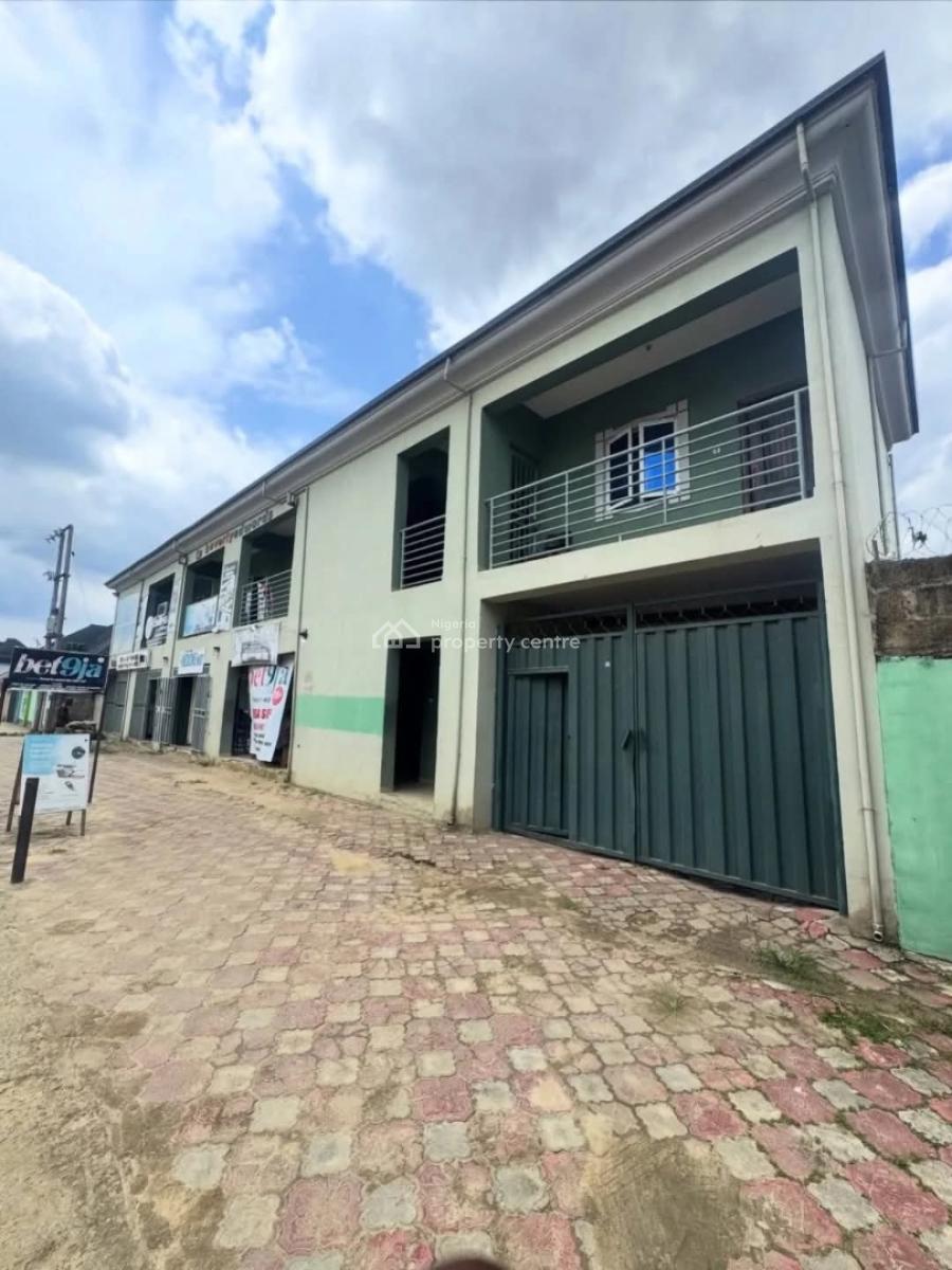 6 Units of 2 Bedroom Flats with 8 Lockup Shops, Apara Link Road Nta Mgboba, Ozuoba, Port Harcourt, Rivers, Flat / Apartment for Sale