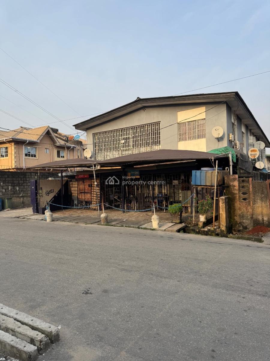 a Storey Building Property on a Full Plot Containing 4 Units of 2 Bed, Off Adetola, Aguda, Surulere, Lagos, Block of Flats for Sale