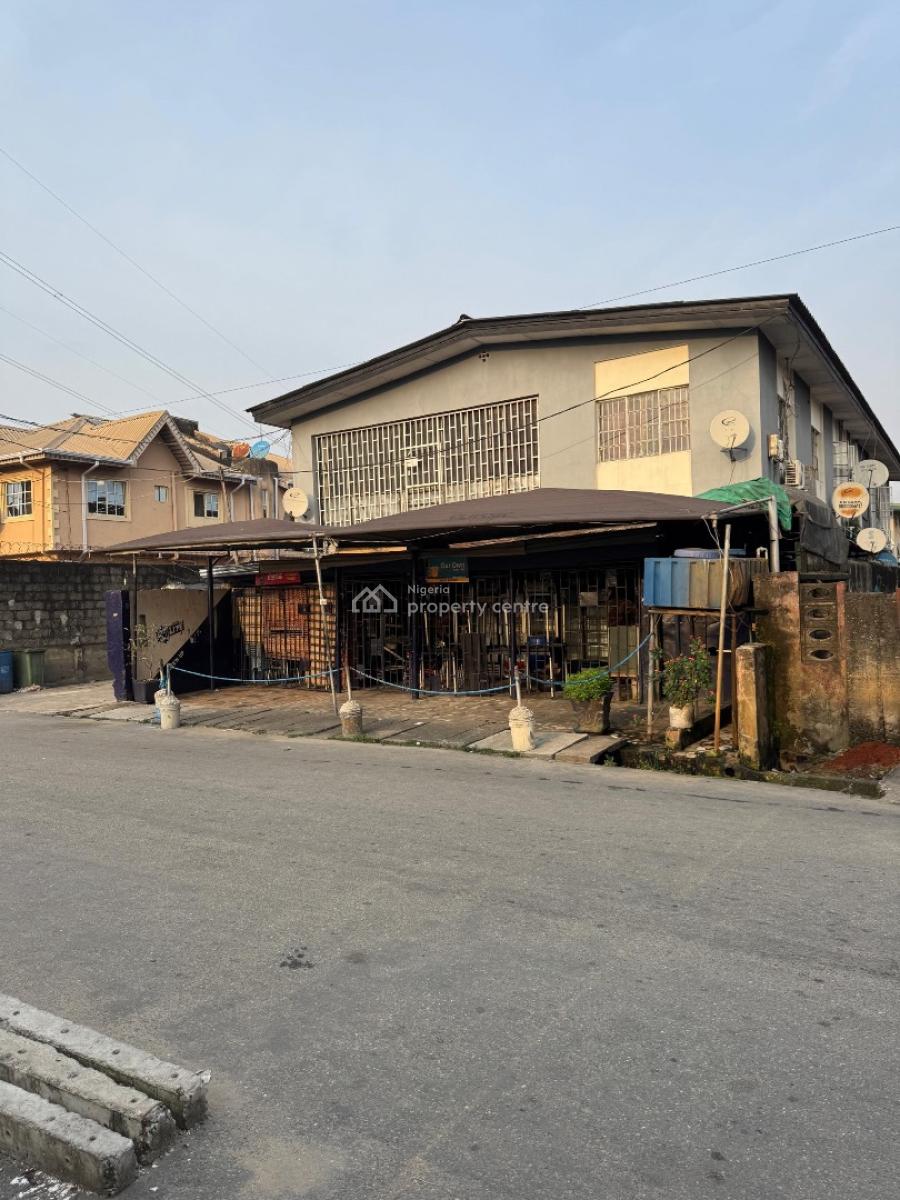 a Storey Building Property on a Full Plot Containing 4 Units of 2 Bed, Off Adetola, Aguda, Surulere, Lagos, Block of Flats for Sale