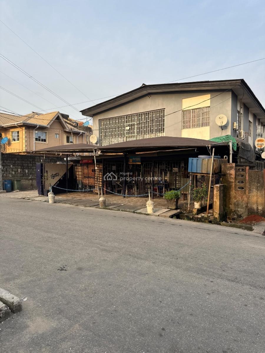 a Storey Building Property on a Full Plot Containing 4 Units of 2 Bed, Off Adetola, Aguda, Surulere, Lagos, Block of Flats for Sale
