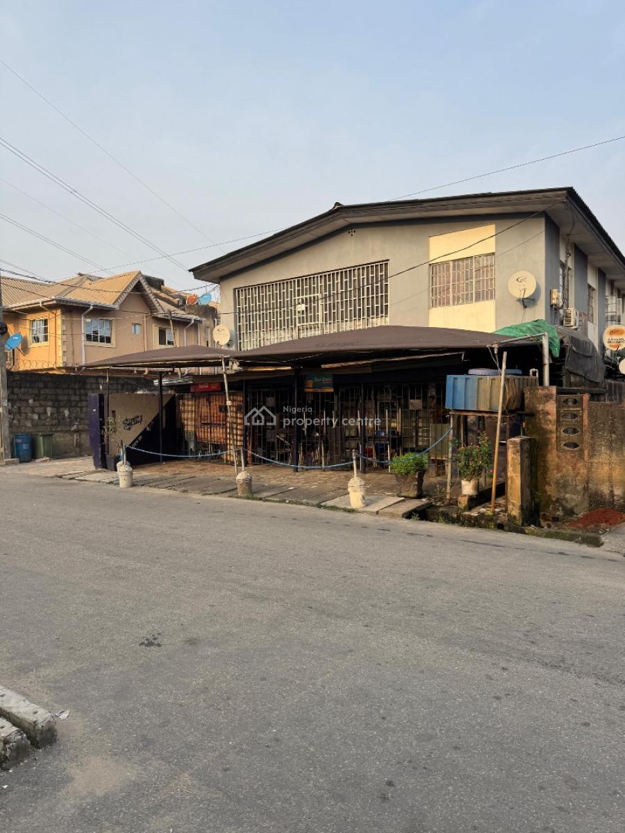 a Storey Building Property on a Full Plot Containing 4 Units of 2 Bed, Off Adetola, Aguda, Surulere, Lagos, Block of Flats for Sale