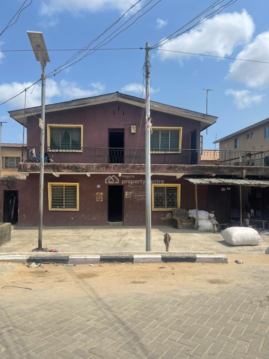 Solid Storey Building Comprising of 18 Rooms, Off Cole Street, Surulere, Lagos, Block of Flats for Sale