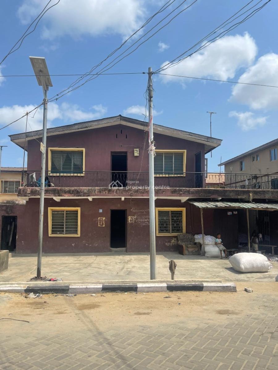 Solid Storey Building Comprising of 18 Rooms, Off Cole Street, Surulere, Lagos, Block of Flats for Sale