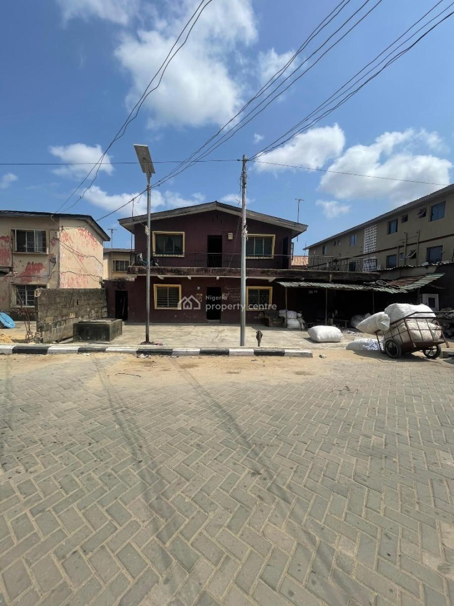 Solid Storey Building Comprising of 18 Rooms, Off Cole Street, Surulere, Lagos, Block of Flats for Sale