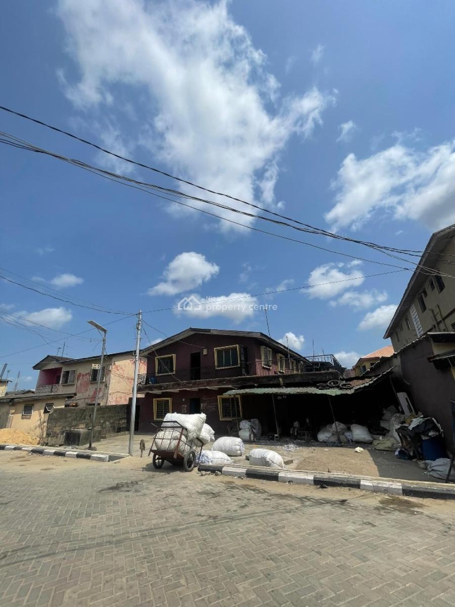 Solid Storey Building Comprising of 18 Rooms, Off Cole Street, Surulere, Lagos, Block of Flats for Sale