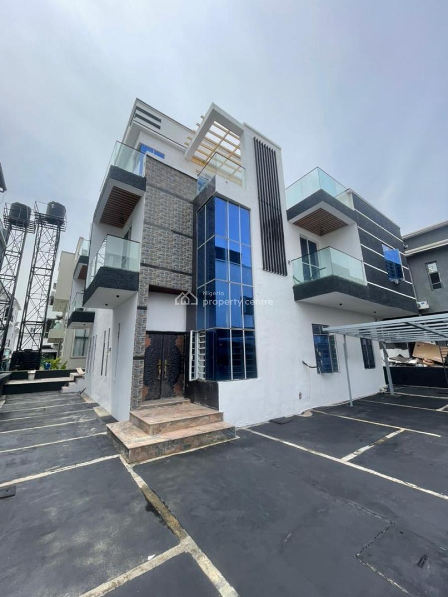 Alluringly Crafted 5 Bedroom Detached Duplex + Bq & Swimming Pool, Osapa London, Osapa, Lekki, Lagos, Detached Duplex for Sale