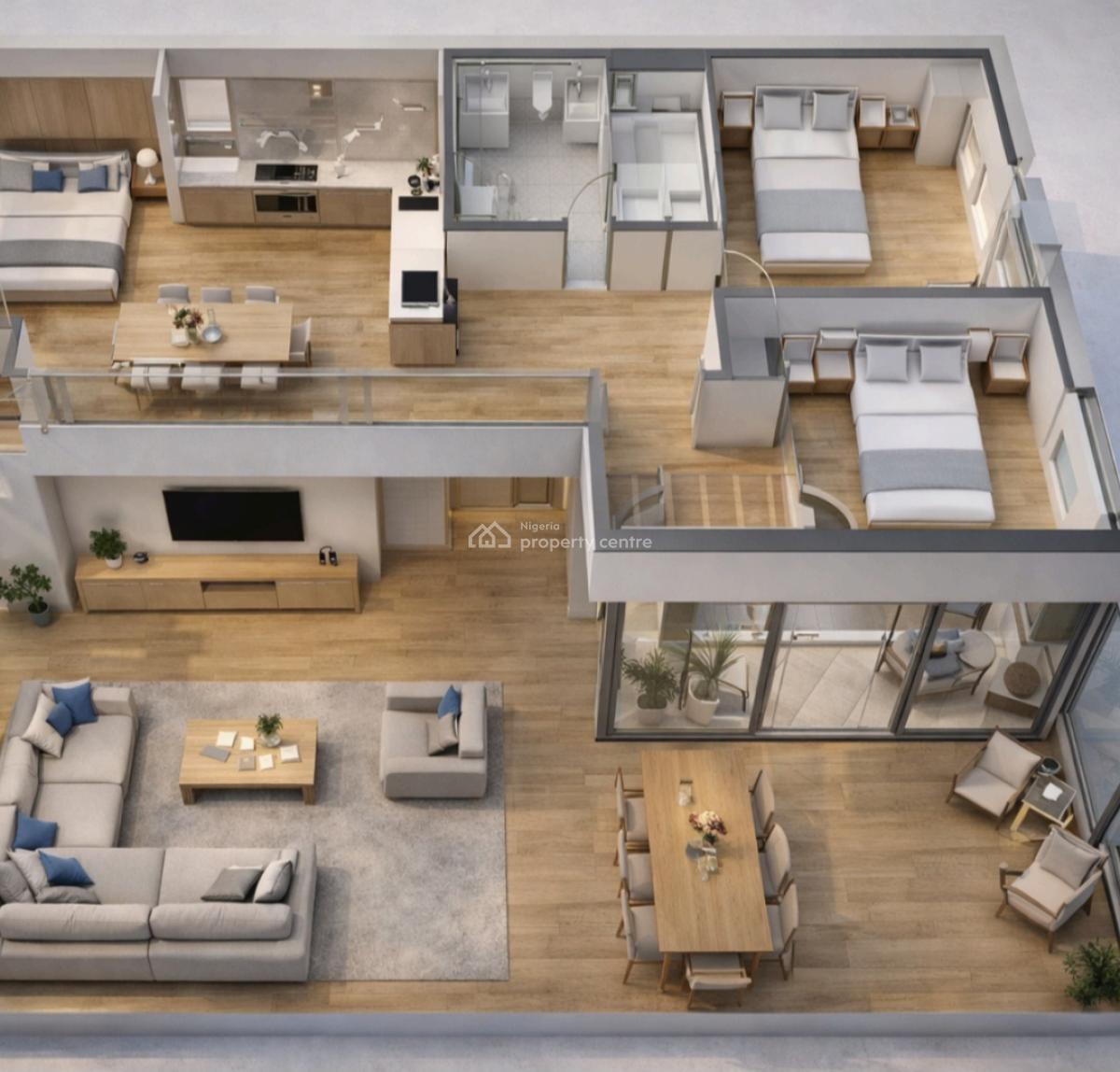 3 Bedroom Apartment (252sqm) Infinity Pool, Eko Atlantic City, Lagos, House for Sale