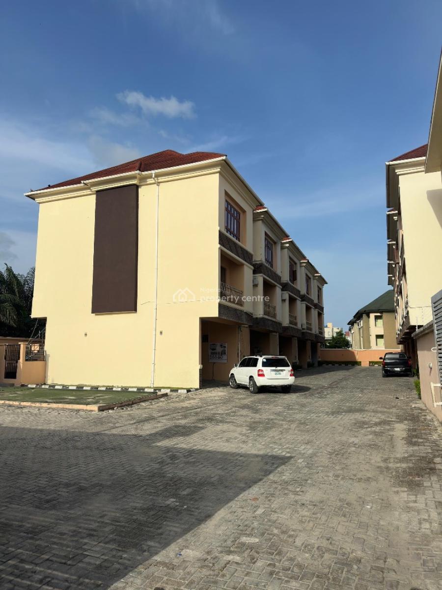 Well Finished 4 Bedroom Terrace with Bq, Osapa, Lekki, Lagos, Terraced Duplex for Sale