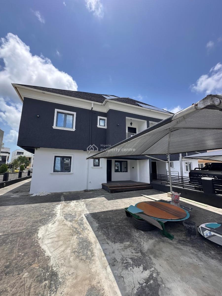 5 Bedroom Semi-detached Smart Home with a Room Bq, Osapa, Lekki, Lagos, Semi-detached Duplex for Sale