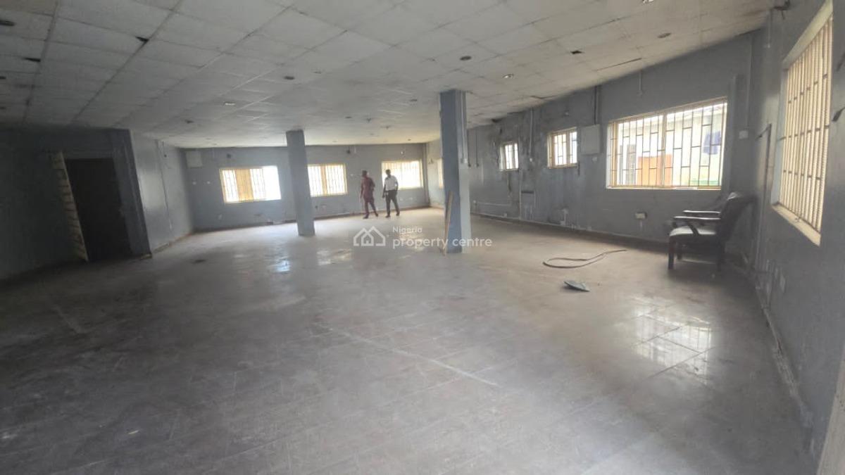 135sqm Open Ground Floor Commercial /office Space, Alausa, Alausa, Ikeja, Lagos, Office Space for Rent