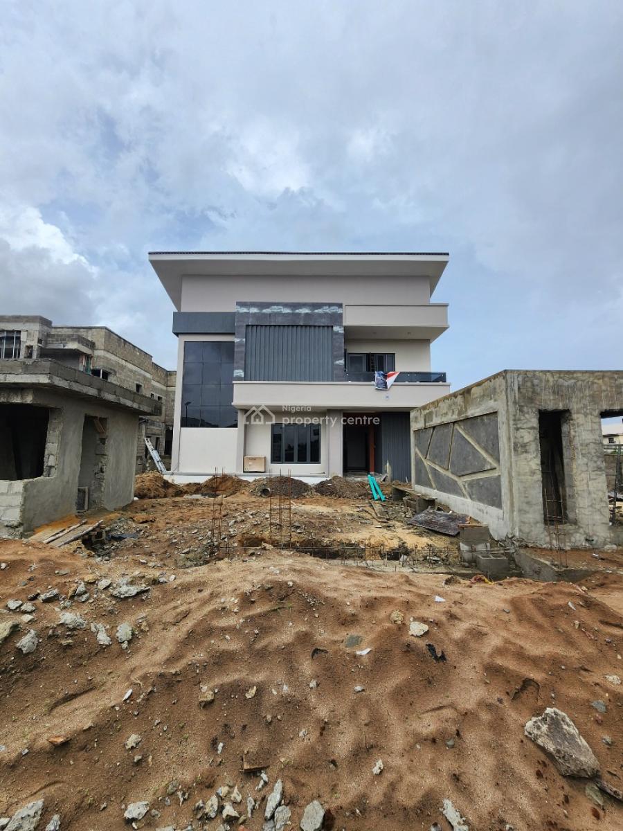 Luxury 5 Bedropm Detached Duplex with a Bq & Home Office, Royal Garden Estate, Ajah, Lagos, Detached Duplex for Sale