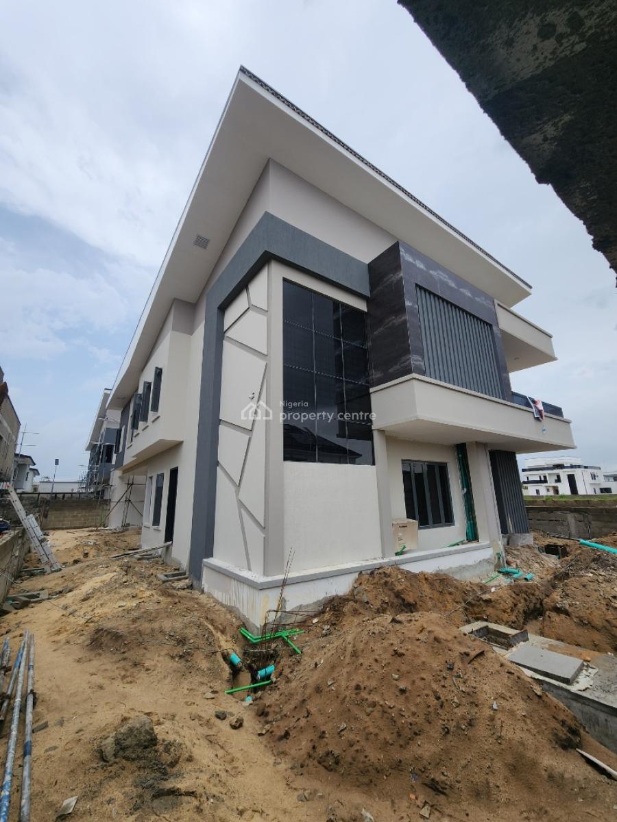 Luxury 5 Bedropm Detached Duplex with a Bq & Home Office, Royal Garden Estate, Ajah, Lagos, Detached Duplex for Sale