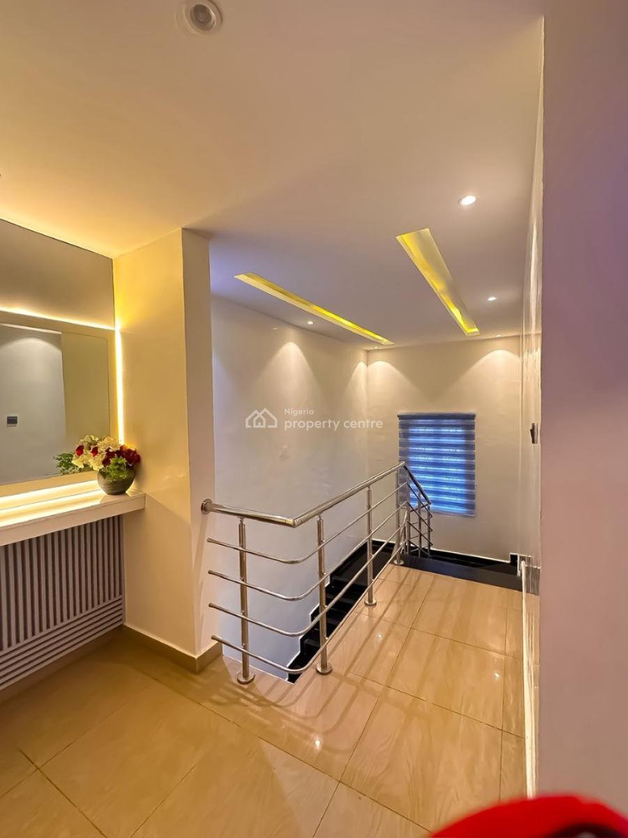 a Well-built Fully Furnished & Serviced 4-bedroom Semi-detached Duplex, Guzape District, Abuja, Detached Duplex for Rent