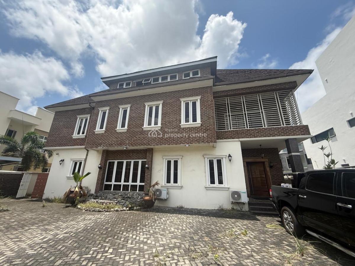 Mansion Sitting on 1000sqm, Osapa, Lekki, Lagos, Detached Duplex for Sale
