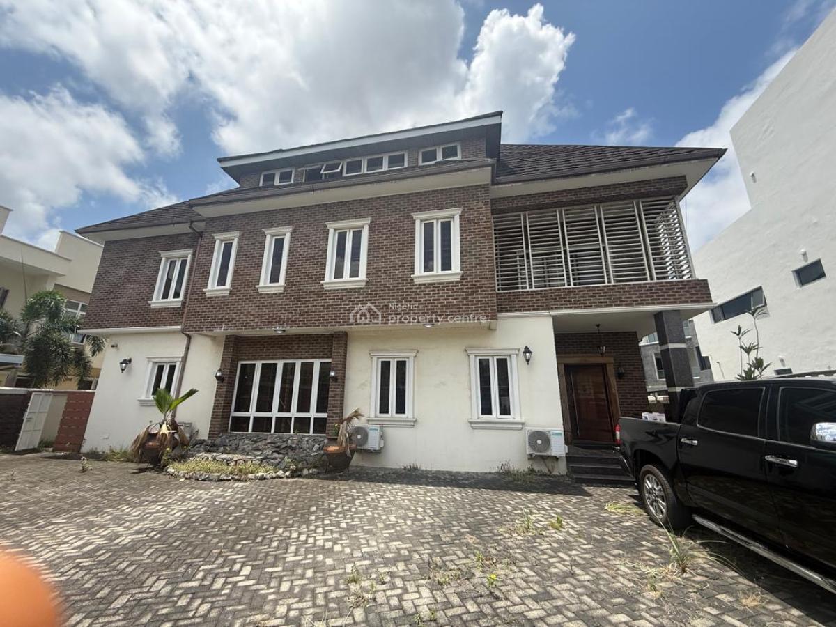 Mansion Sitting on 1000sqm, Osapa, Lekki, Lagos, Detached Duplex for Sale