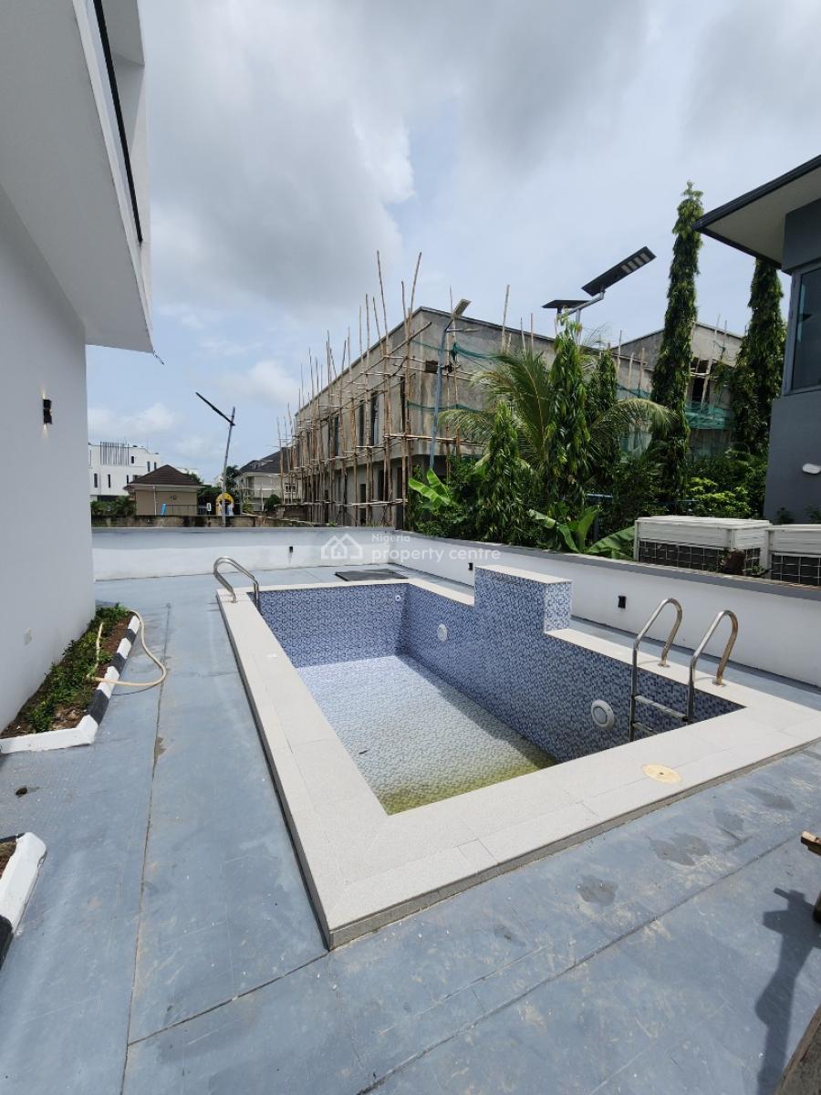 Luxury 5 Bedroom Fully Detached Duplex with Bq, Pool, Royal Garden Estate, Ajah, Lagos, Detached Duplex for Sale