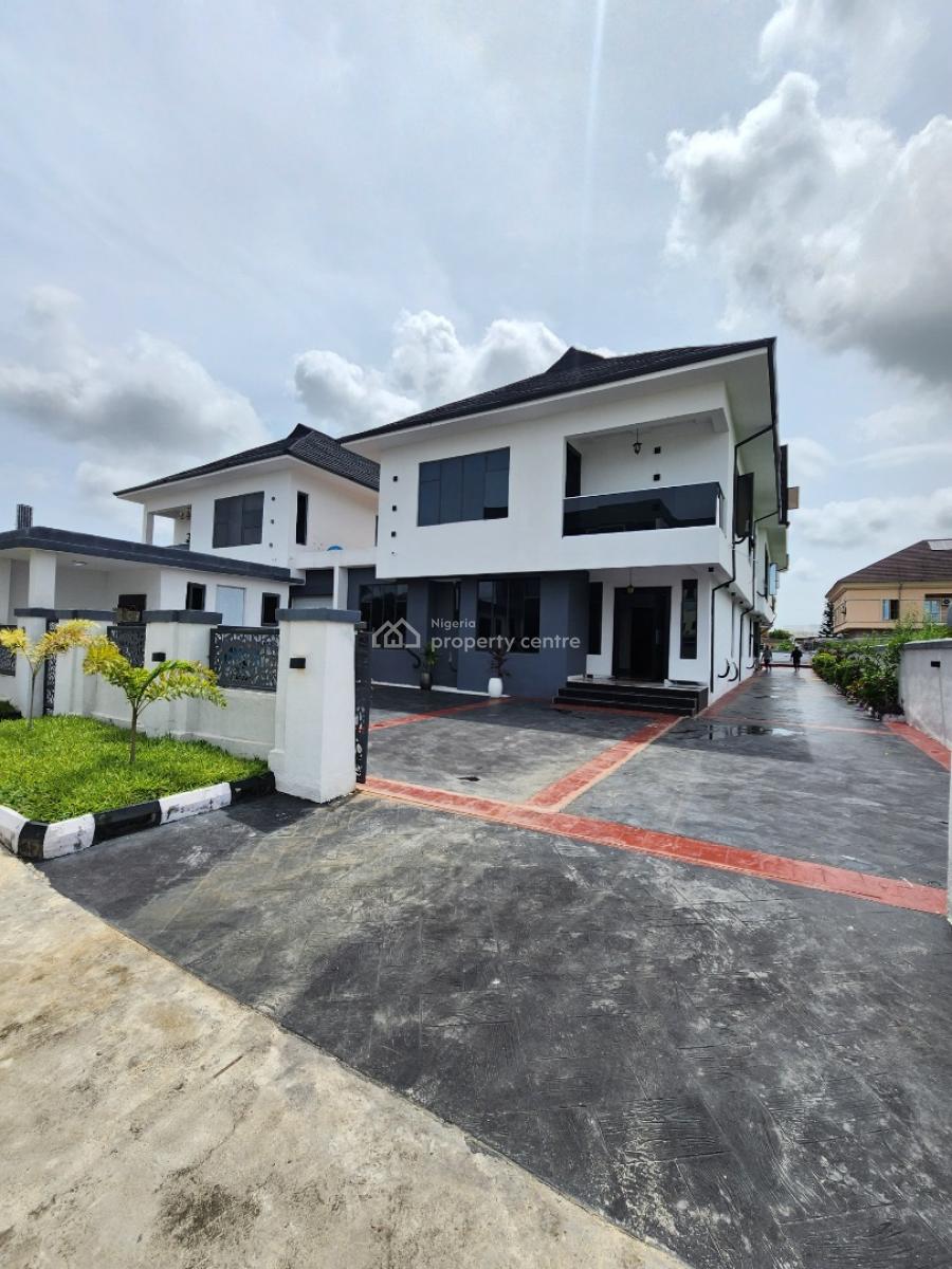 Lovely 6 Bedroom Fully Detached Duplex with a Bq, Pool, Royal Garden Estate, Ajah, Lagos, Detached Duplex for Sale