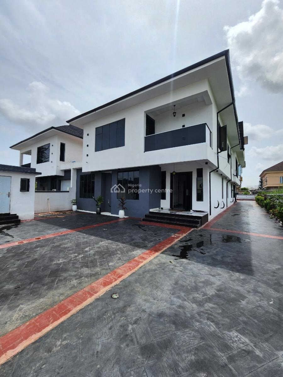 Lovely 6 Bedroom Fully Detached Duplex with a Bq, Pool, Royal Garden Estate, Ajah, Lagos, Detached Duplex for Sale