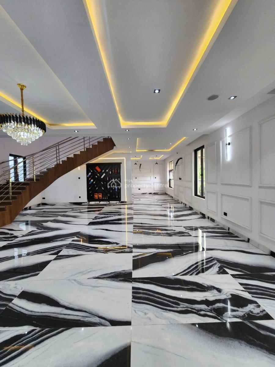 Lovely 6 Bedroom Fully Detached Duplex with a Bq, Pool, Royal Garden Estate, Ajah, Lagos, Detached Duplex for Sale