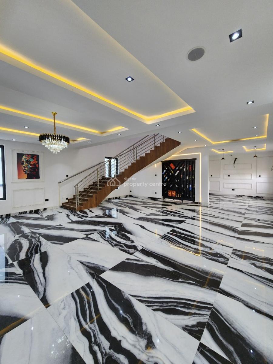 Lovely 6 Bedroom Fully Detached Duplex with a Bq, Pool, Royal Garden Estate, Ajah, Lagos, Detached Duplex for Sale