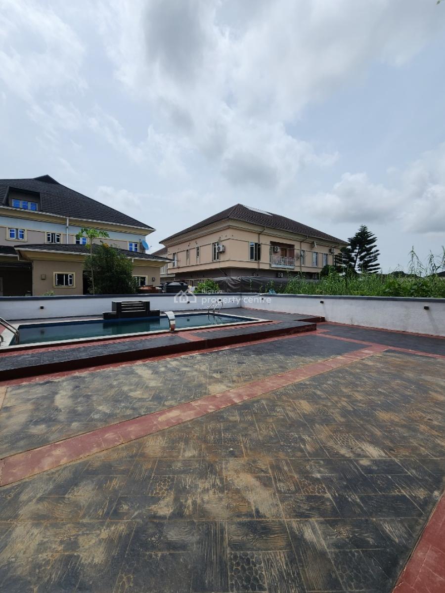 Lovely 6 Bedroom Fully Detached Duplex with a Bq, Pool, Royal Garden Estate, Ajah, Lagos, Detached Duplex for Sale