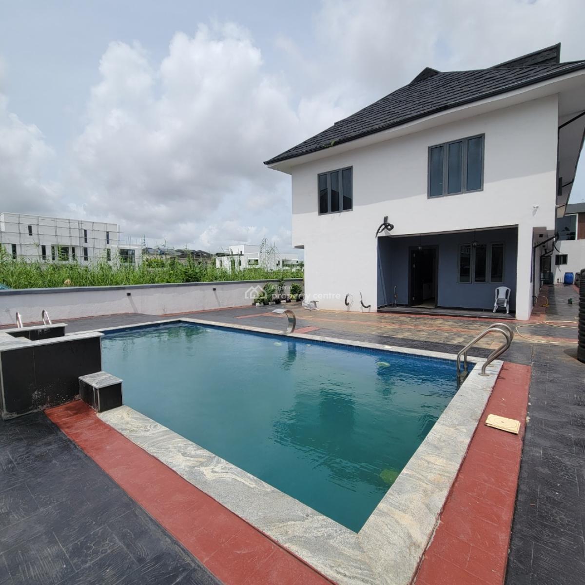Magnificent 6 Bedroom Duplex with a Bq,pool,cinema Gym, Ajah, Lagos, Detached Duplex for Sale
