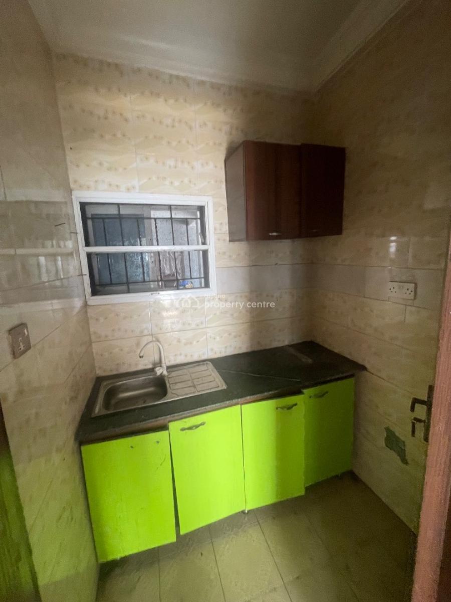 Spacious Room Self Contain with a Kitchen and Balcony Down Stairs, Chevron Drive, Lekki, Lagos, Self Contain (single Rooms) for Rent