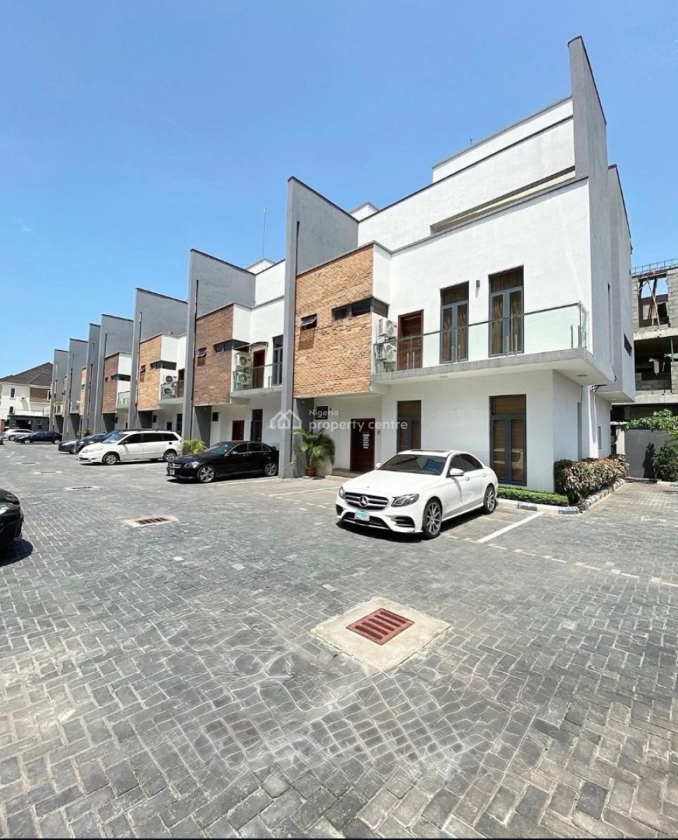 4 Bedroom Terraced Duplex with Bq and Pool, Ikate, Lekki, Lagos, Terraced Duplex for Rent