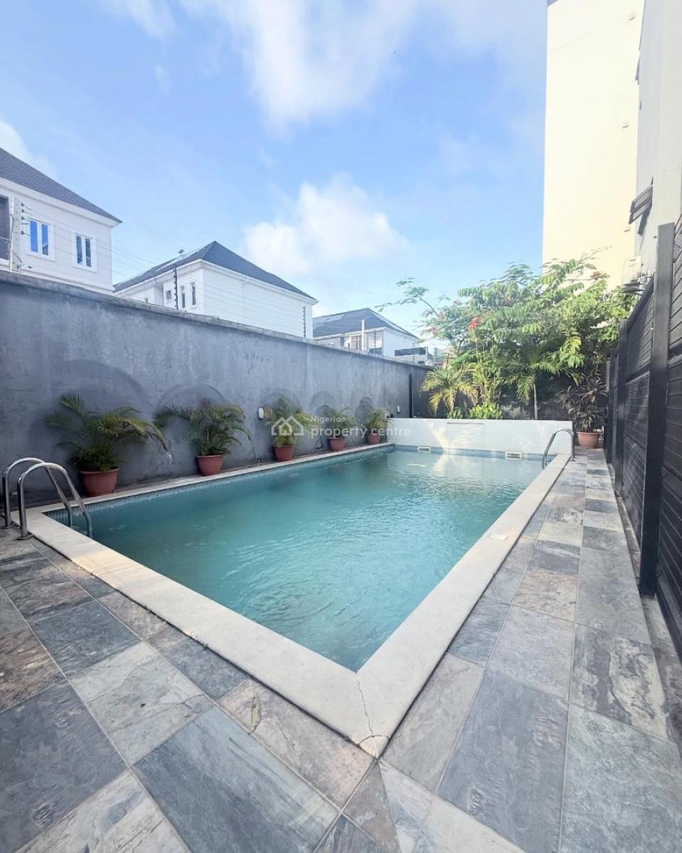 4 Bedroom Terraced Duplex with Bq and Pool, Ikate, Lekki, Lagos, Terraced Duplex for Rent