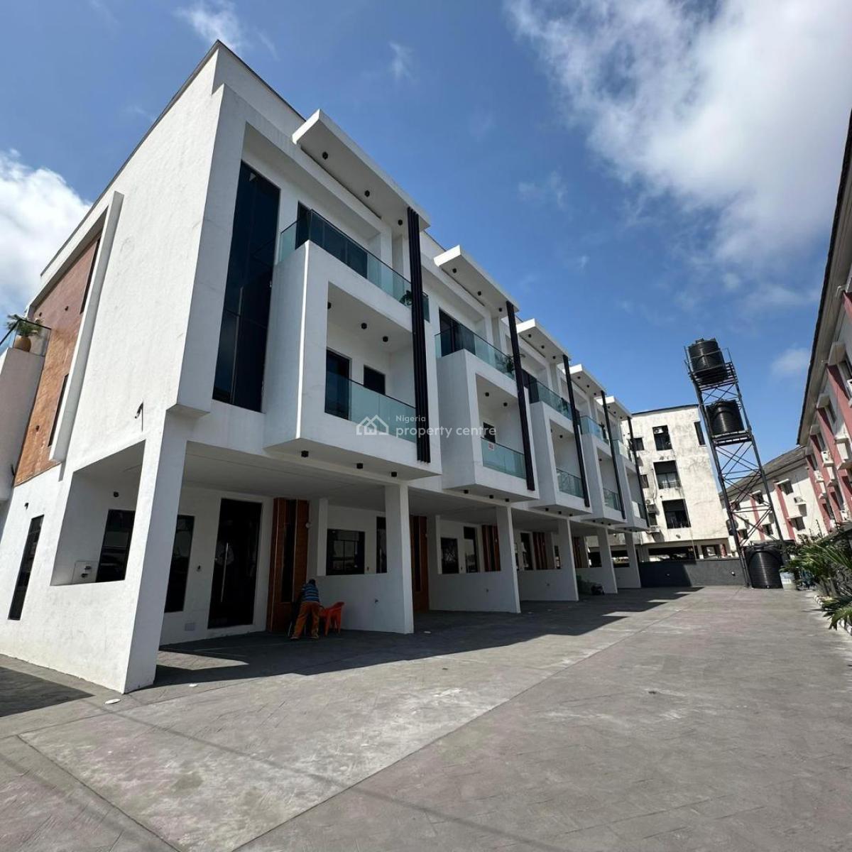 Luxurious 4 Bedroom Terrace Duplex with Bq and a Swimming Pool., Osapa, Lekki, Lagos, Terraced Duplex for Sale