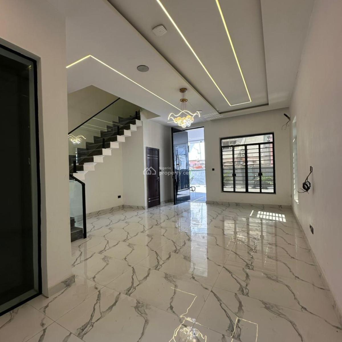 Luxurious 4 Bedroom Terrace Duplex with Bq and a Swimming Pool., Osapa, Lekki, Lagos, Terraced Duplex for Sale