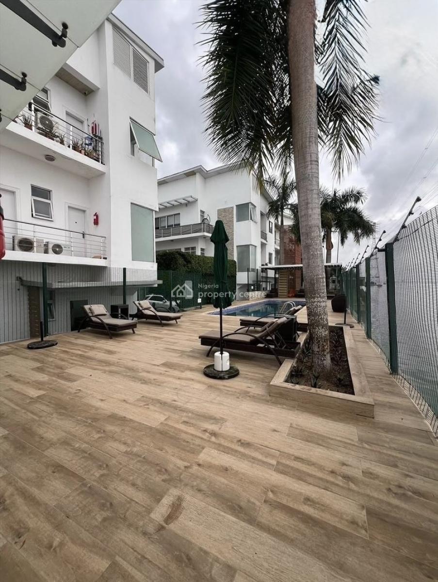 Waterfront 3 Bedroom Apartment with Pool Gym and Bq, Banana Island, Ikoyi, Lagos, Flat / Apartment for Rent