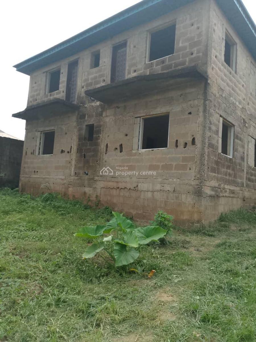 Storey Building Consist of 4 Units of 3 Bedrooms En-suite (plaster Has, Close to Mfm, Magboro, Ogun, Block of Flats for Sale