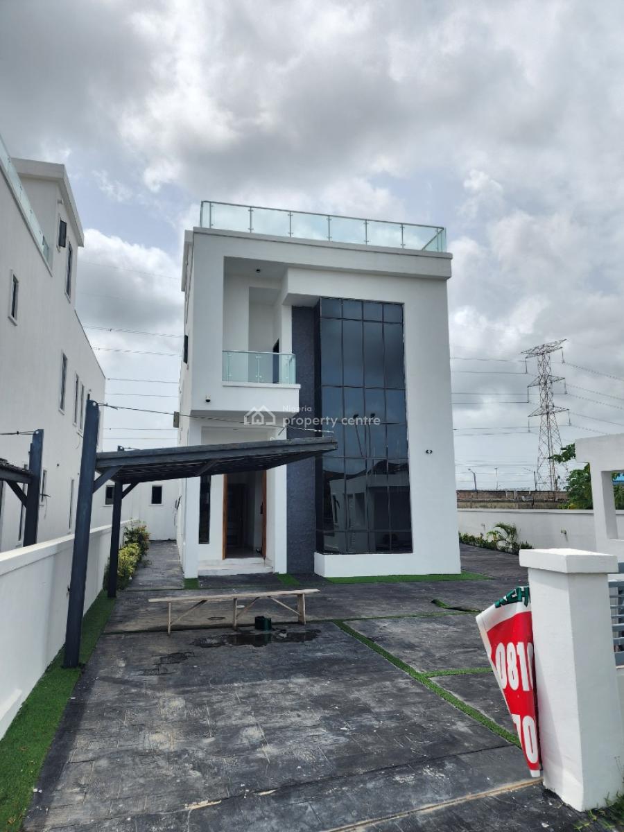 Luxury 5 Bedroom Detached Duplex with Bq, Pool, Royal Garden Estate, Ajah, Lagos, Detached Duplex for Sale