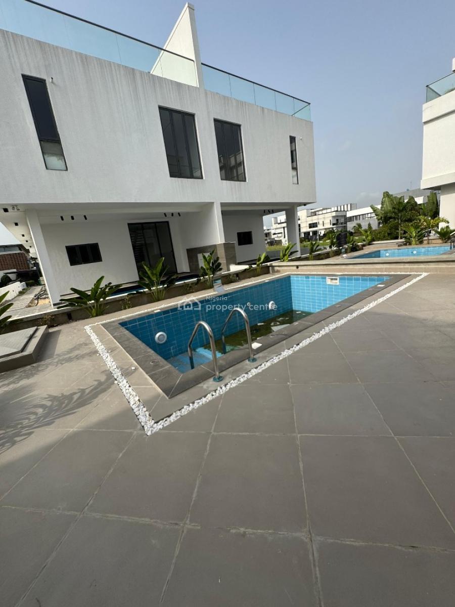 a Contemporary 5 Bedroom Semi Detached Duplex with a Swimming Pool, Cowrie Creek Estate, Ikate, Lekki, Lagos, Semi-detached Duplex for Sale