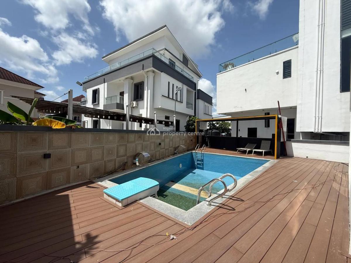 Luxury 5  Bedroom Fully Detached Duplex with Bq, Pool & Cinema, Osapa London, Lekki, Lagos, Detached Duplex for Sale
