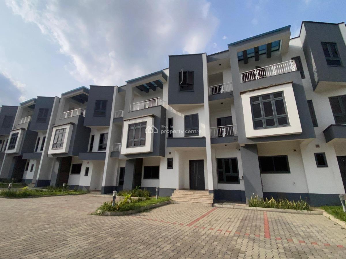 Fully Serviced 4 Bedroom Terrace Duplex with 2 Bqs, Wuse 2, Abuja, Terraced Duplex for Rent