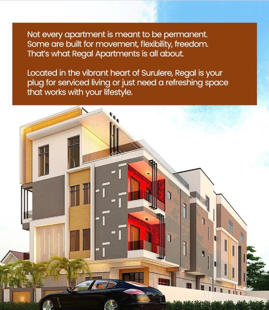 1 Bedroom Fully Managed Airbnb Apartment, Adeniran Ogunsanya Mall, Leisure Mall, Shoprite Surulere, Adelabu, Surulere, Lagos, Block of Flats for Sale
