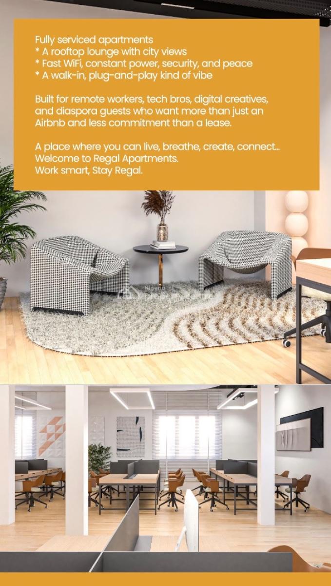1 Bedroom Fully Managed Airbnb Apartment, Adeniran Ogunsanya Mall, Leisure Mall, Shoprite Surulere, Adelabu, Surulere, Lagos, Block of Flats for Sale