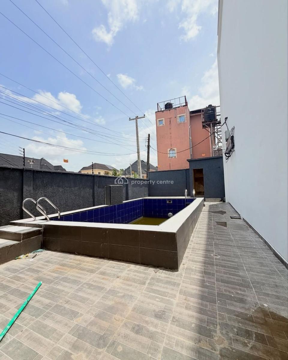 Exquisite 4 Bedroom Terrace Duplex with Pool & Bq, Amuwo Odofin, Lagos, Terraced Duplex for Sale