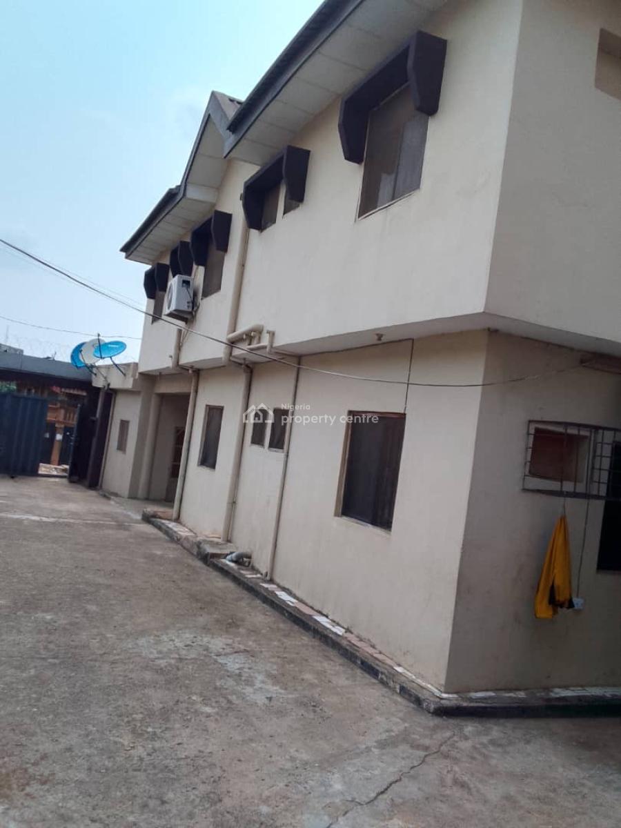 One No of 6 Bedroom Duplex,  2 No of  2 Bedroom,  2 No of Mini Flat,, Ogba, Ikeja, Lagos, Block of Flats for Sale