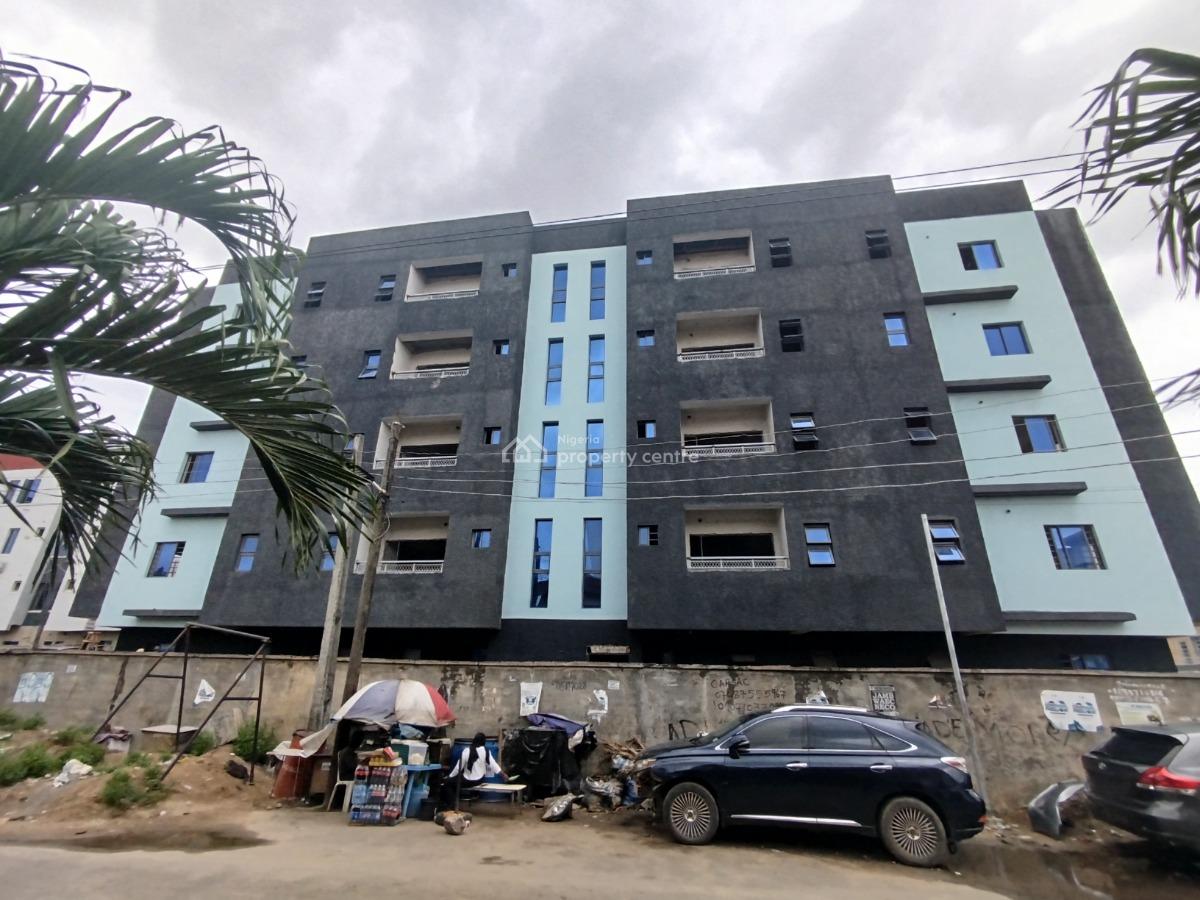 Spaciously Built 3 Bedroom Apartment with Bq, Sabo, Yaba, Lagos, Block of Flats for Sale