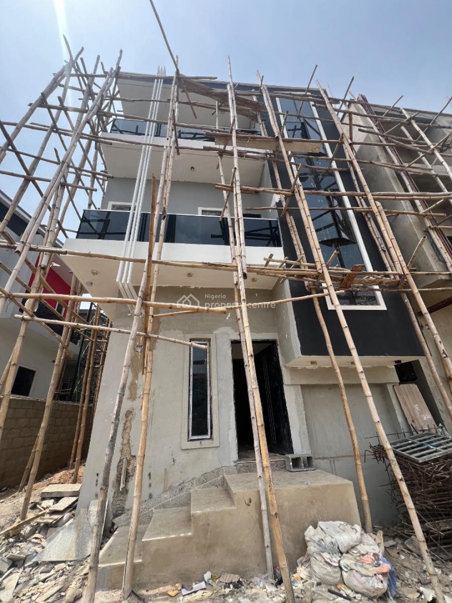 Beautiful 4 Bedroom Terrace Duplex + Bq, Wuye, Abuja, Terraced Duplex for Sale