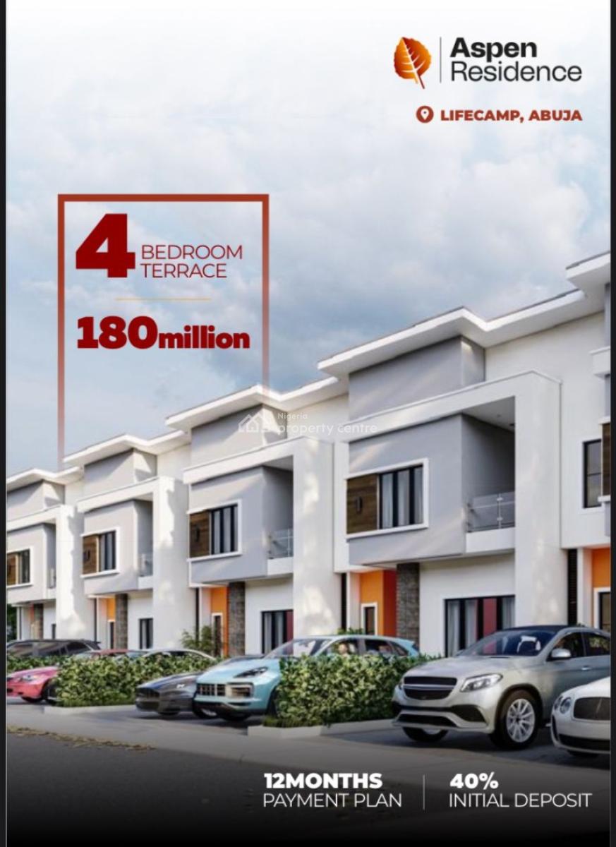 an Off-plan of 4 Bedroom Detached Duplex, Life Camp, Abuja, House for Sale