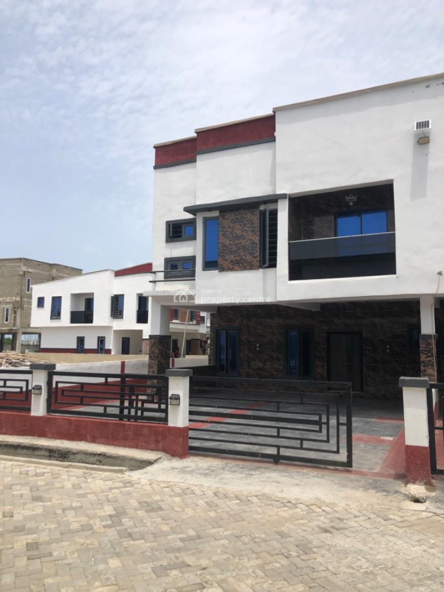 4 Bedroom Semi-detached Duplex & Bq, in a Secured Estate Via Orchid Road,, Lekki, Lagos, Semi-detached Duplex for Sale
