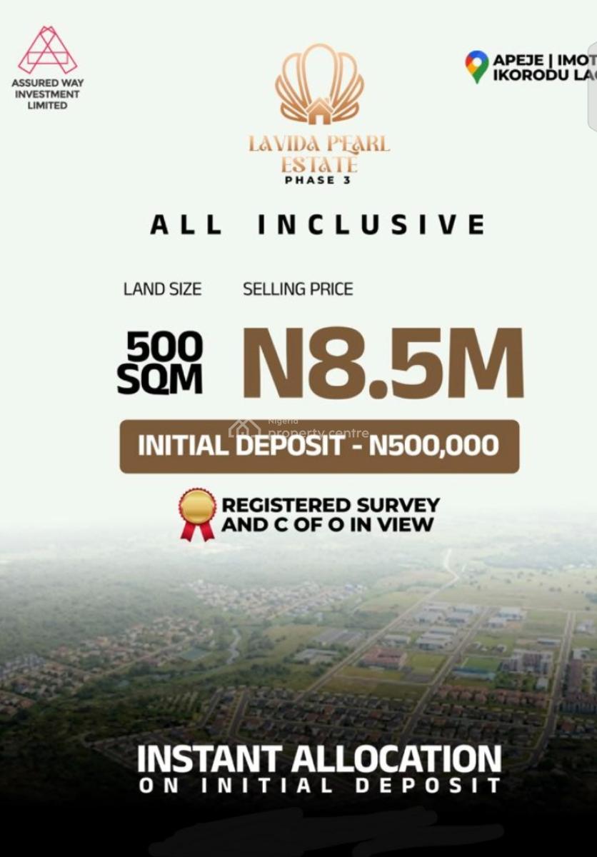 Govt Approved Buy & Build Estate in Developing Location, Ikorodu, Lagos, Mixed-use Land for Sale